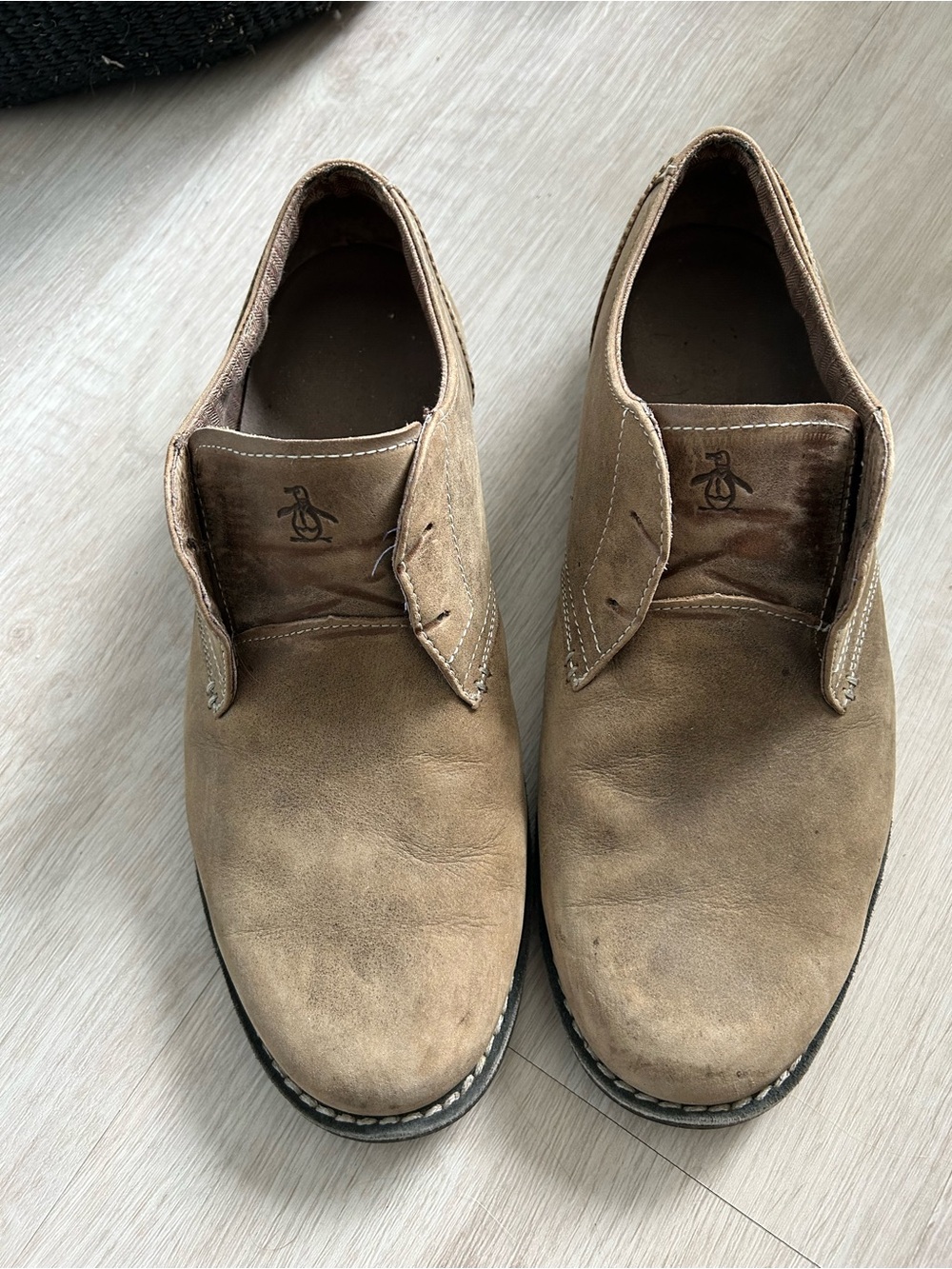 Original Penguin Men's Chukka Dress Shoes in Brown